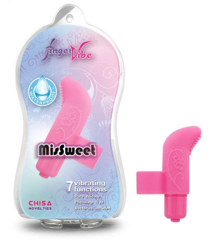 MISSWEET VIBRATING FINGER VIBE - PINK